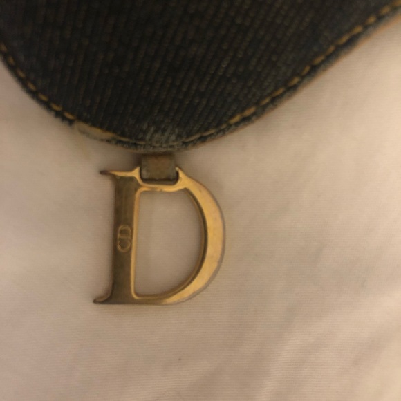 Christian Dior Denim Saddle Wallet - Authe… - Picture 2 of 7